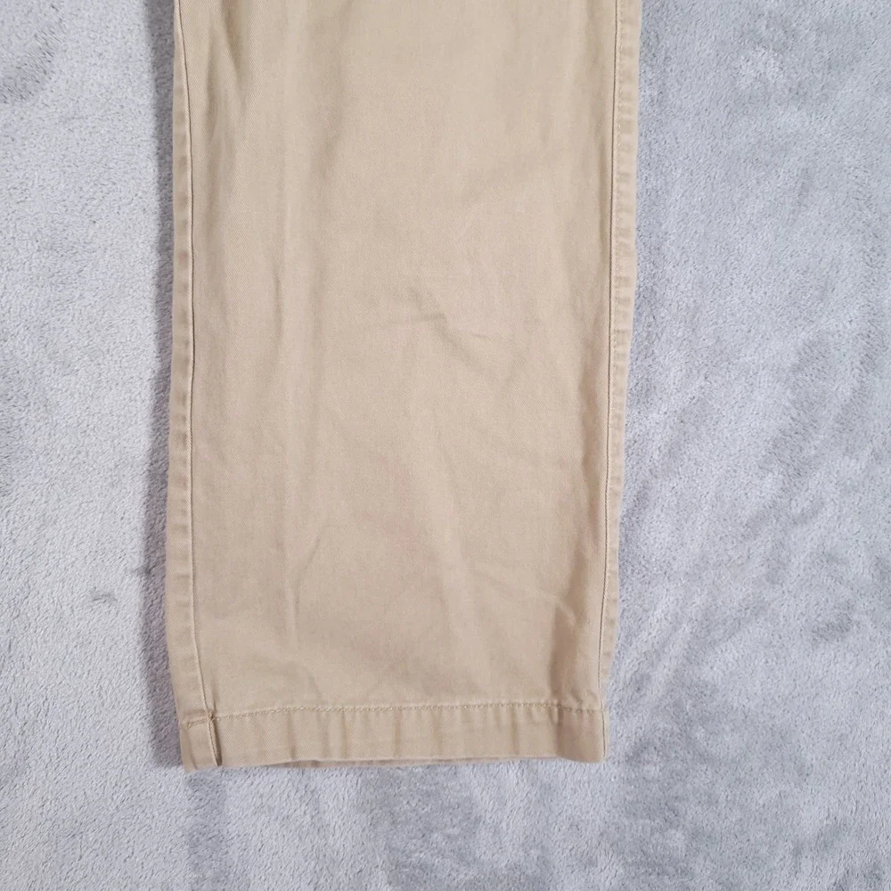 Eddie Bauer Pants Mens 38x32 (Fits 37x31) Tan Chino Straight Fit‎ Khaki Cotton